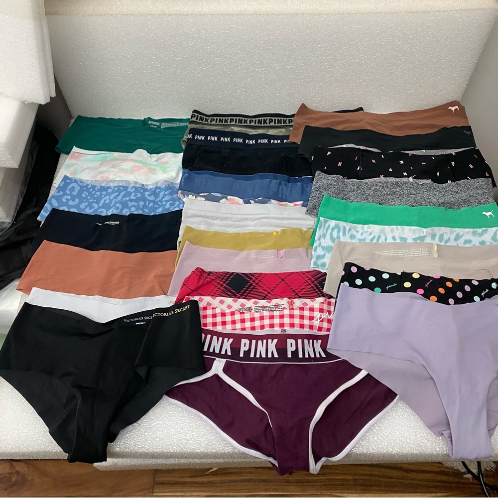 Victoria's Secret Panties Collection - Black, Pink, Purple, and More